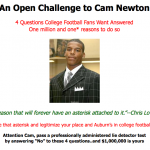 Would it Matter if Cam Newton Took a Lie Detector Test?