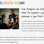 "Cam" Responds to the Lie Detector Test Request