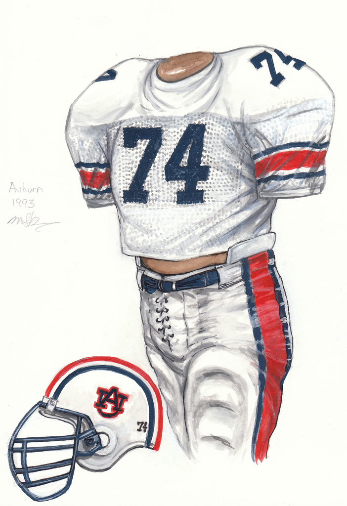 A Visual History of the Auburn Football Uniform