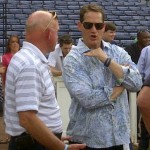 Mr. Chizik (and his recycled shirt) Went to Turner Field