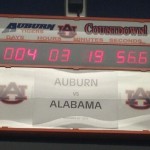 Auburn's Training Room Countdown Clock Set for the Iron Bowl