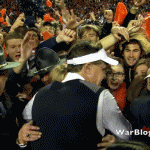 Malzahn's Visor Stolen Off His Head During Iron Bowl Celebration