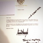 Donald Trump Congratulates Former Auburn Longsnapper on Hole-in-One