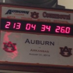 Auburn’s Training Room Countdown Clock Already Set for Arkansas