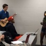 Cam Newton Serenaded in Class... Again