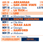 Ranking Auburn's 2014 Football Schedule