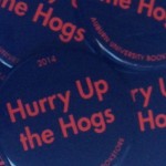 Arkansas Gameday Button: Hurry Up the Hogs