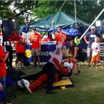 Bruce Pearl Literally Beats Aubie in Cornhole Game