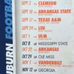 Auburn's 2016 Football (and clothing) Schedule