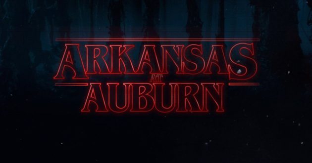 Stranger Things: Arkansas at Auburn
