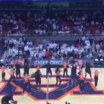 Auburn Football Dances with Tiger Paws
